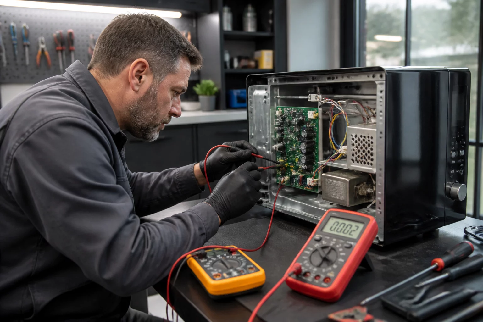 Home appliances maintenance and diagnostic workshop in Ajman